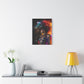 Colors Of The Universe Afrocentric Black Woman Abstract Fantasy Art Canvas Wall Print
