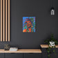 I'm Feeling It Afrocentric Black Woman Abstract Art Canvas Wall Print