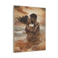 Forever Mine Black Love Art Canvas Wall Print