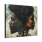 Together We Grow Afrocentric Black Art Canvas Wall Print - Xtreme Shopper