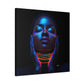 My Future Is Brighter Than The Darkness Black Woman Art Canvas Wall Print