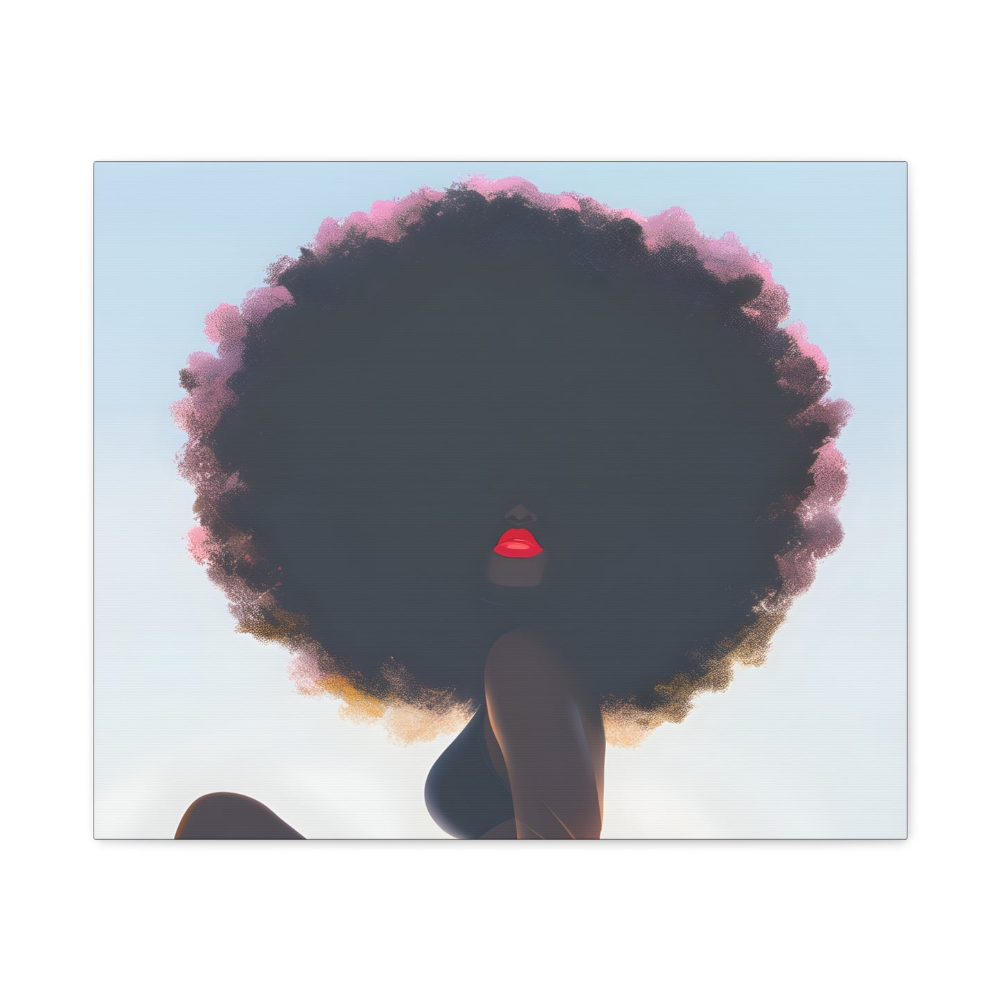 I Am That Chick Afrocentric Black Woman Abstract Fantasy Art Canvas Wall Print - Xtreme Shopper