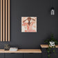 Relax It Will Be Okay Afrocentric Black Woman Abstract Art Canvas Wall Print