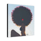 I Am That Chick Afrocentric Black Woman Abstract Fantasy Art Canvas Wall Print - Xtreme Shopper