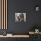 Naturally Peaceful Afrocentric Black Woman Art Canvas Wall Print