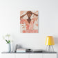 Relax It Will Be Okay Afrocentric Black Woman Abstract Art Canvas Wall Print