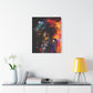 Colors Of The Universe Afrocentric Black Woman Abstract Fantasy Art Canvas Wall Print