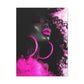 This Pink Is A Mood Afrocentric Black Woman Art Canvas Wall Print