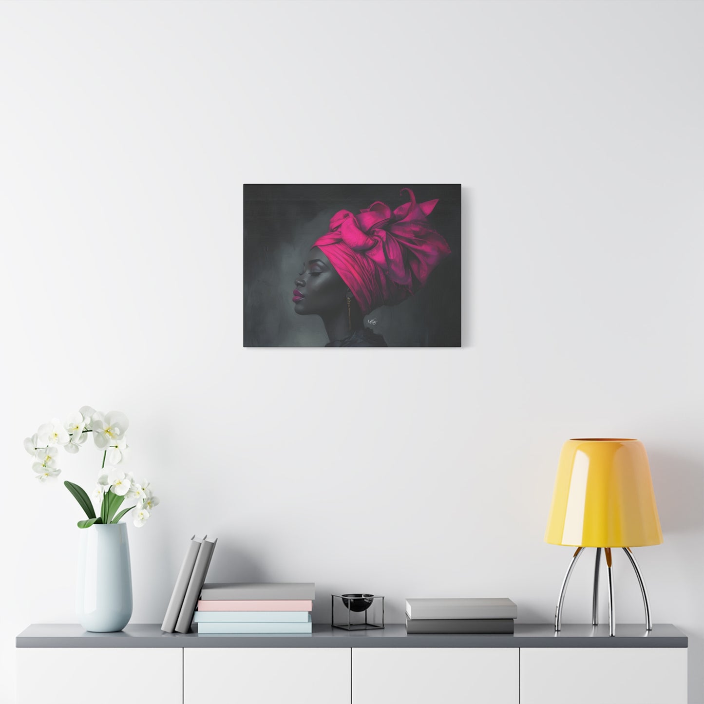 So Still Black Woman Wall Canvas Art