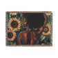 In The Garden Abstract Black Woman Afrocentric Art Woven Throw Blanket - Xtreme Shopper