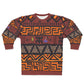 Feel the Music African Inspired Print Sweatshirt