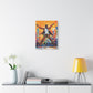 The Jazz Dancer Afrocentric Abstract Black Art Canvas Wall Print - Xtreme Shopper