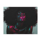 Sometimes It's A Little Hot Afrocentric Black Woman Art Canvas Wall Print