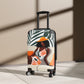 Relaxing In Abstract Black Art Hardshell Hardside Lockable Spinner Suitcase Luggage