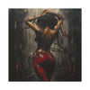 Private Dancer Afrocentric Black Woman Art Canvas Wall Print