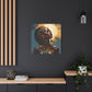 Worship The Sun Afrocentric Black Woman Art Canvas Wall Print