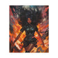 You Gonna Learn Today Gamer Fantasy Abstract Black Woman Artwork Canvas Wall Print - Xtreme Shopper