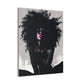 I Know You See Me Afrocentric Black Woman Abstract Art Canvas Wall Print