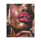 Let Me Tell You A Secret Afrocentric Black Woman Art Canvas Wall Print