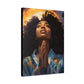 Please Deliver Me Peace The Moment Afrocentric Black Woman Spiritual Art Canvas Wall Print