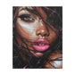 I'm Parched Afrocentric Black Woman Art Canvas Wall Print