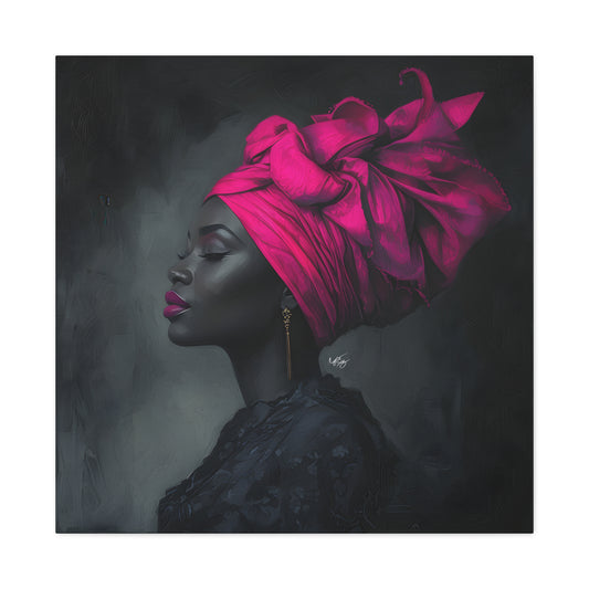 So Still Black Woman Wall Canvas Art