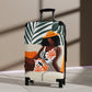 Relaxing In Abstract Black Art Hardshell Hardside Lockable Spinner Suitcase Luggage