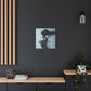 Moisturized and Unbothered Afrocentric Black Woman Art Canvas Wall Print