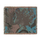 Glorious Autumn Vibes Black Woman Afrocentric Art Woven Throw Blanket