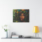Mother Nature In Full Bloom Afrocentric Black Woman Fantasy Art Canvas Wall Print - Xtreme Shopper