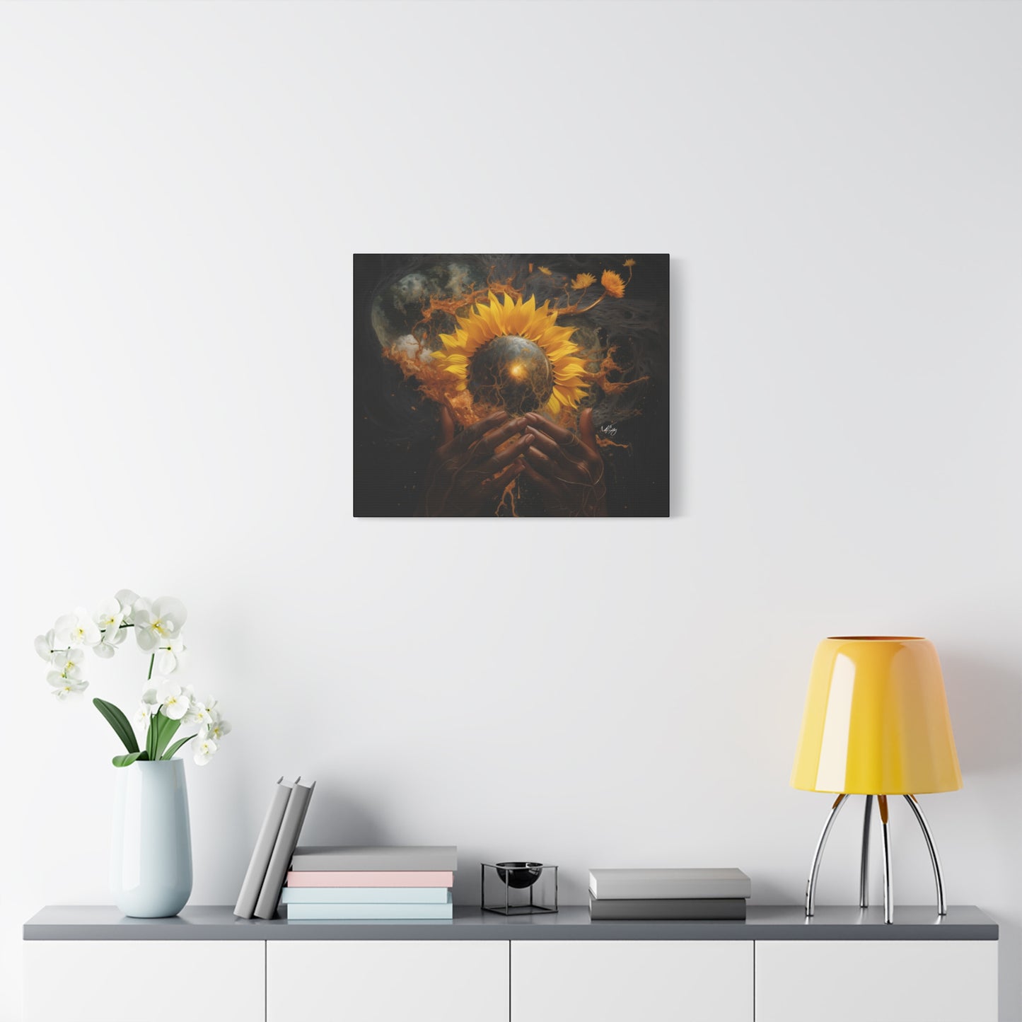 New Beginnings Afrocentric Black Art Canvas Wall Print