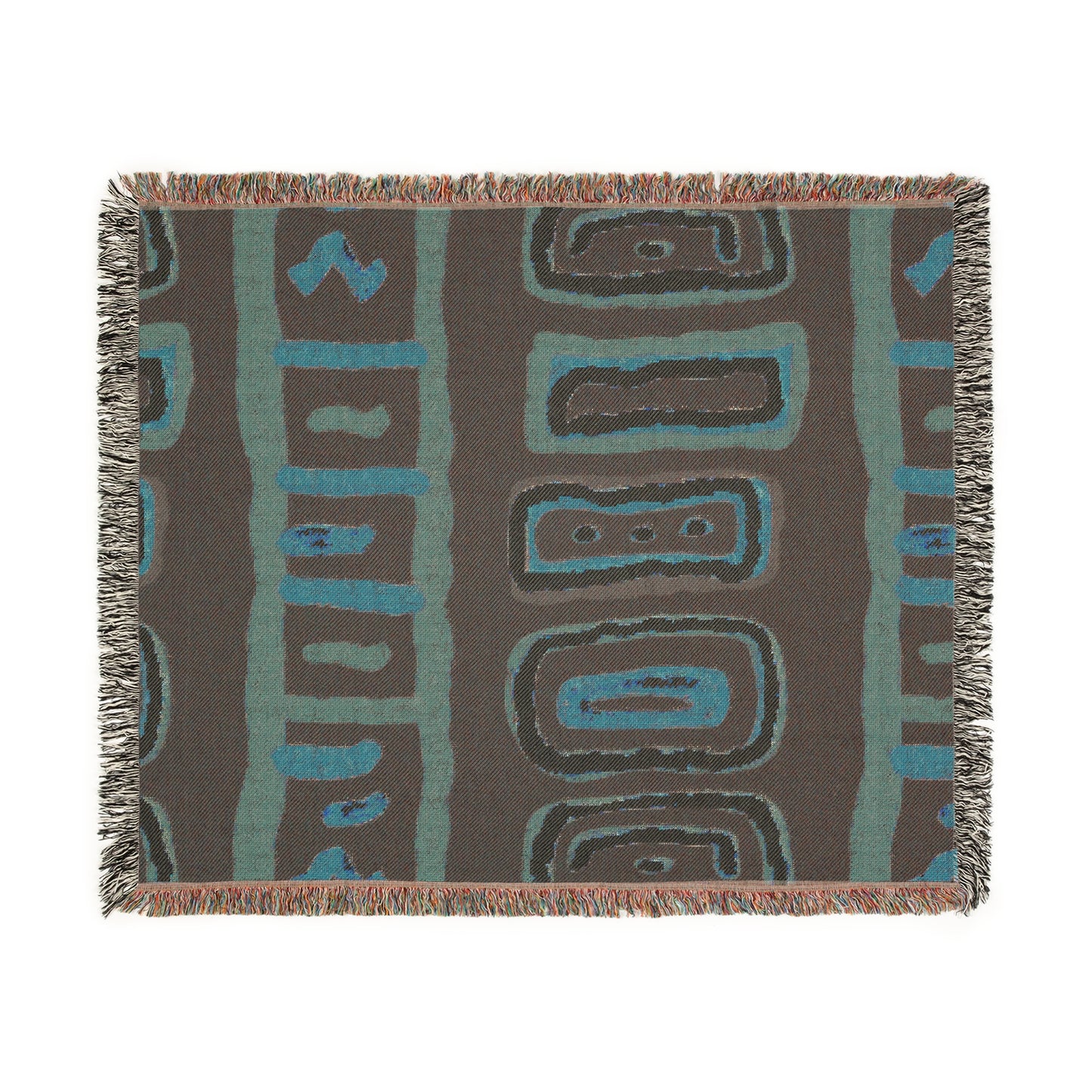 Modern Abstract Afrocentric Art Woven Throw Blanket - Xtreme Shopper