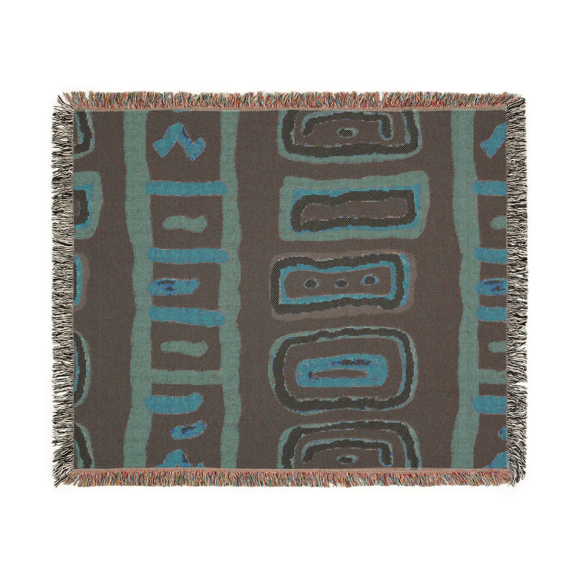 Modern Abstract Afrocentric Art Woven Throw Blanket - Xtreme Shopper
