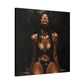 At The End Of The Day Afrocentric Black Woman Art Canvas Wall Print