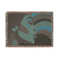 Shades of Peace Afrocentric Black Woman Abstract Art Woven Throw Blanket