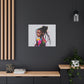 Confidence Afrocentric Black Woman Inspirational Spiritual Art Canvas Wall Print