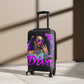 Diva Black Woman Art Hardshell Hardside Lockable Spinner Suitcase