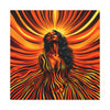 Autumn Rises Black Woman Art Canvas Wall Print