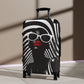 In Black And White Black Woman Art Hardshell Hardside Lockable Spinner Suitcase