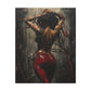 Private Dancer Afrocentric Black Woman Art Canvas Wall Print
