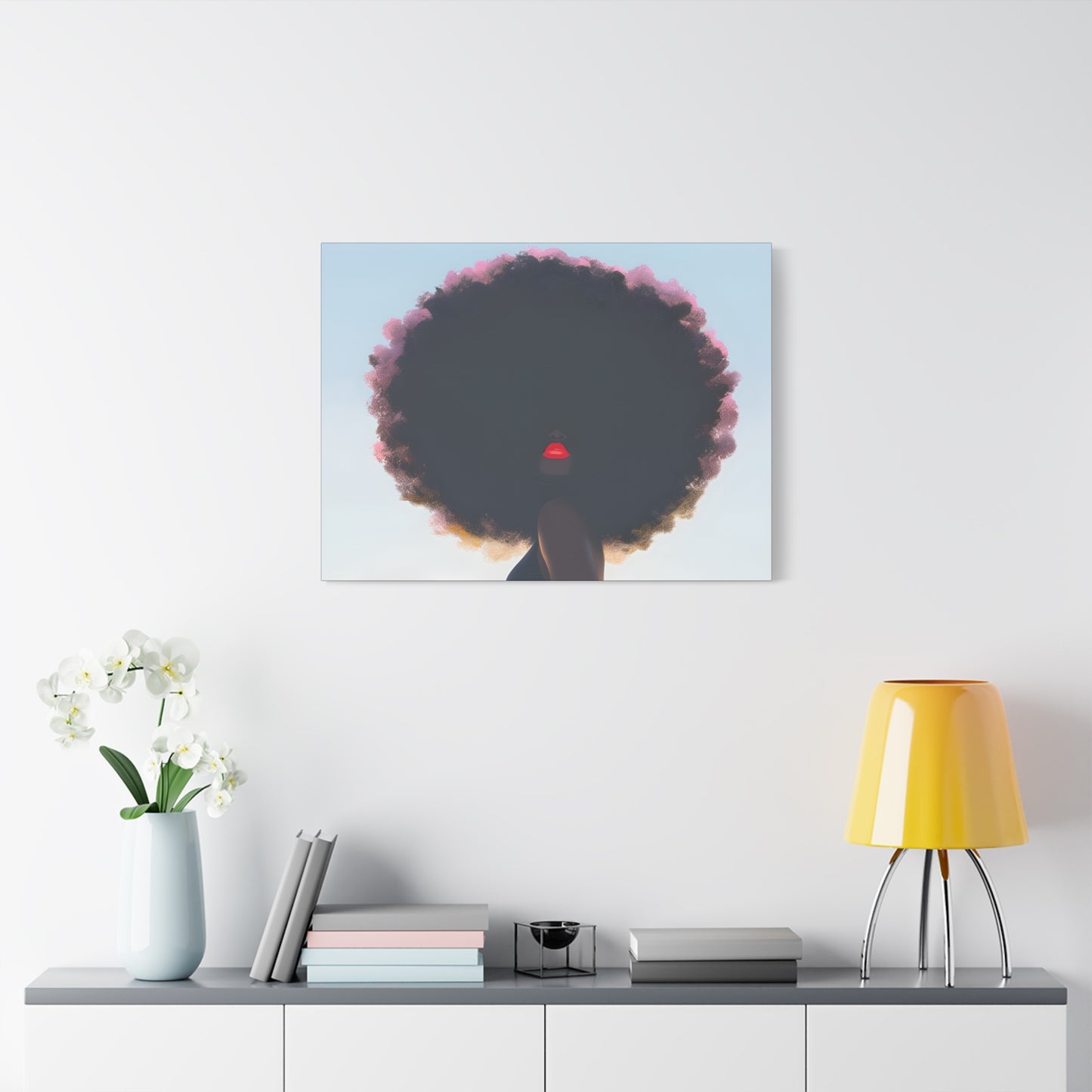 I Am That Chick Afrocentric Black Woman Abstract Fantasy Art Canvas Wall Print - Xtreme Shopper