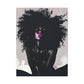I Know You See Me Afrocentric Black Woman Abstract Art Canvas Wall Print