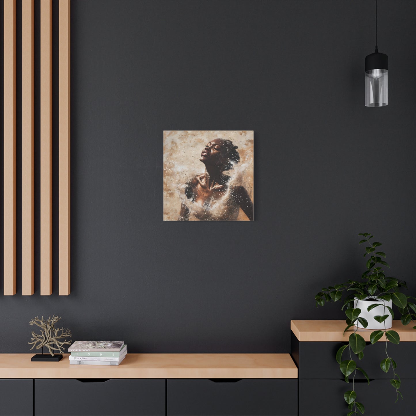 The Breakthrough Black Woman Art Canvas Wall Print