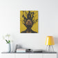 Hype Afrocentric Black Woman Art Canvas Wall Print
