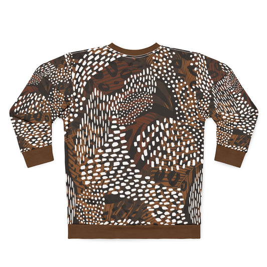 Afro Beauty Cheetah Animal Print Theme Sweatshirt