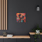 I Am The Embodiment Of Black Joy Afrocentric Black Woman Abstract Art Canvas Wall Print