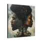 Together We Grow Afrocentric Black Art Canvas Wall Print - Xtreme Shopper