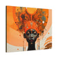 Beautiful Autumn Afternoon Black Woman Art Canvas Wall Print - Xtreme Shopper