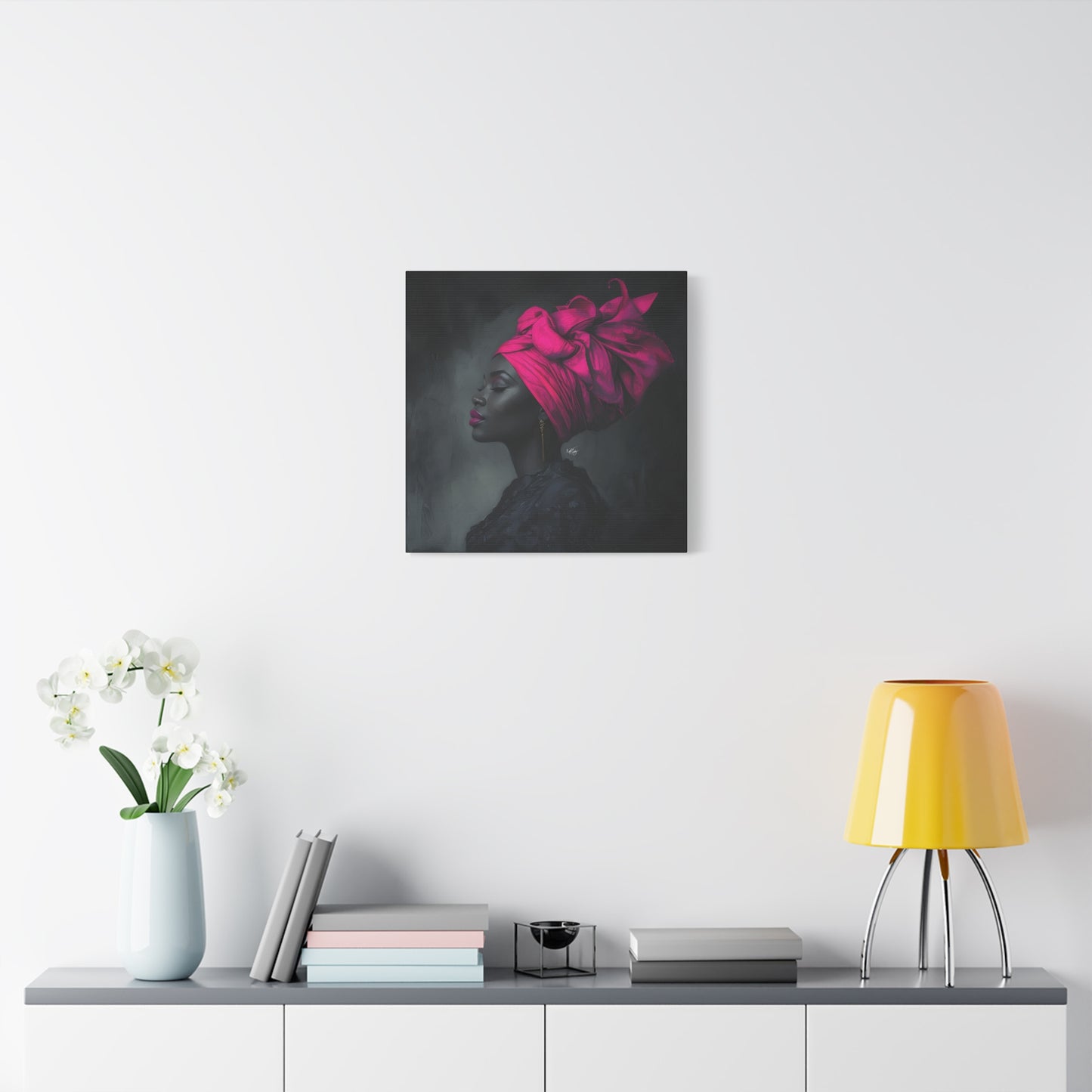 So Still Black Woman Wall Canvas Art
