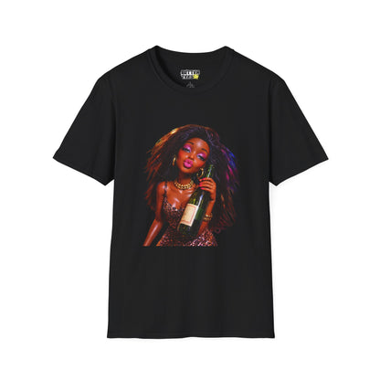 Life of The Party Black Doll Meme Retro 90s Attitude Portrait Novelty Unisex T-Shirt